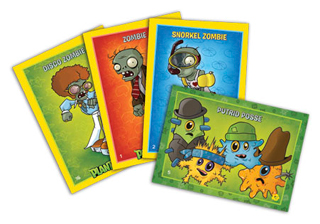 Image: Plant vs. Zombie trading cards